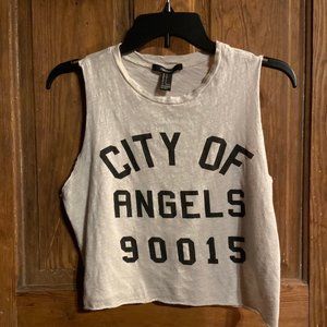 Forever 21 Cropped Tank Top | Size Small